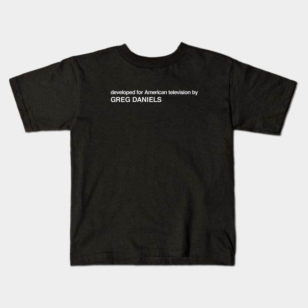 The Office (US) | Developed for American Television by Greg Daniels Kids T-Shirt by directees